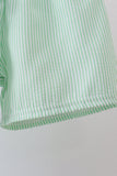 Blue watermelon truck seersucker shorts set