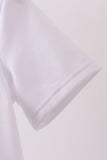 White MAMA bow applique mom&me top