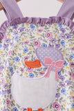 Goose Floral Appliqué Bubble