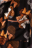 Brown character bamboo pajama set
