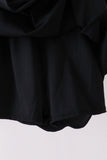 Black scalloped active  mom&me dress