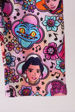 Purple character bamboo jumpsuit
