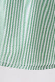 Green Watermelon Stripe Smocked Embroidered Seersucker Dress