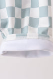 Sage Checker UPF Swim One-Piece