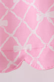 Pink Bow Bloomer Set