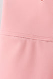 Pink Scalloped Yoga Active Leggings