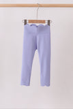 Violet Scalloped Yoga Active Leggings