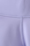 Violet Scalloped Yoga Active Leggings