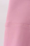 Lilac Scalloped Mom Yoga Active Leggings