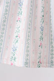 Bow Floral Applique Bloomer Set