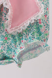 Pink Bow Floral Bubble