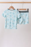 Blue Turtle Bamboo Pajama Set