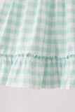 Green Golf Embroidered Ruffle Set