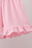 Green Golf Embroidered Ruffle Set