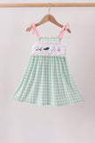Green Golf Embroidered Dress