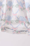 Blue Floral Bubble