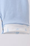 Blue Sailboat Embroidered Jon Jon