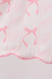 Pink Bow Print Bloomer Set