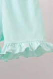 Rainbow Stripe Ruffle Set