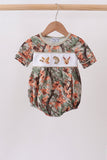 Camo Wildlife Embroidered Bubble