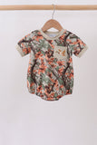 Camo Duck Embroidered Pocket Bubble