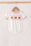 Khaki Pumpkin Embroidery Bubble