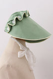 Sage lace bonnet