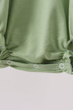 Sage Pumpkin Embroidered Bubble