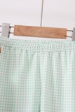 Sage Pumpkin Embroidered Ruffle Pants Set