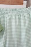 Sage Pumpkin Embroidered Shorts Set