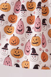 Pumpkin ruffle shorts set