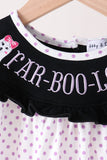 Black Ghost Embroidery Bloomer Set