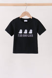 Black Ghost Embroidery Top