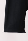Black Ghost Embroidery Romper