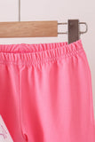 Pink Cowboy boots Smocked Pants Set