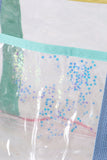 Blue clear waterproof beach travel bag