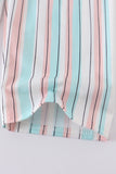 Stripe rainbow girl jumpsuit