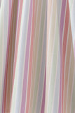 Multicolored stripe women dress