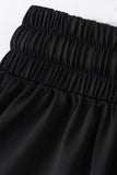 Black woman sports shorts