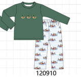 Forest duck french knot boy set