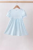 Blue School Apple French Knot Dress