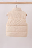 Cream mom&me puffer vest