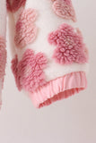 Floral print fleece jacket