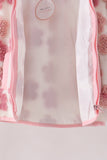 Floral print fleece jacket