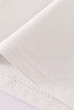 Cream blank basic t-shirt Adult Kids and baby bubble