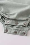 Sage blank basic t-shirt Adult Kids and baby bubble