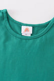 Teal blank basic kids teens adult tank top