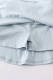 Blue basic skort