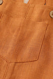 Caramel linen  boy pocket jonjon