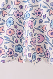 Floral Performance Scalloped Tank Dress